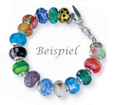 Beads Glas 925 Silber B-1608